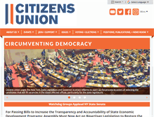 Tablet Screenshot of citizensunion.org
